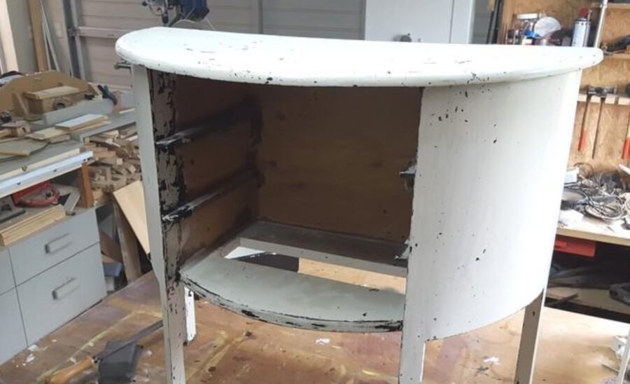 I transformed an old dresser into a modern piece of furniture, and my aunt loved the result