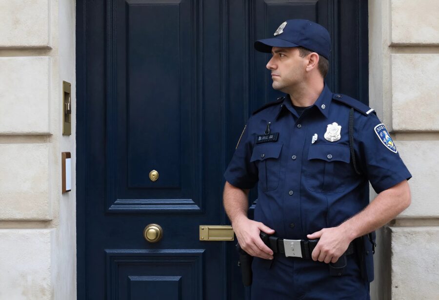 I returned the wallet I had found at the mechanic's workshop: the next morning, a sheriff came to my house...