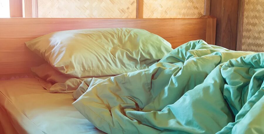One day, I came home a little earlier than usual and caught my mother-in-law in my bedroom doing terrible things in my bed