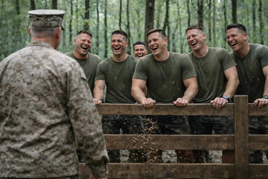 The new soldier was in the mud, exhausted, and the other soldiers were humiliating him: what happened next left them all speechless, because they still didn't know who he really was