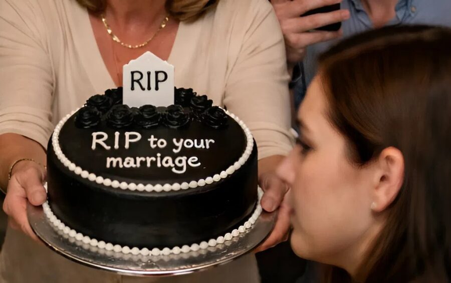 On my birthday, my future mother-in-law brought a cake that said, “RIP to your wedding!” I looked at my fiancé and her, and I said, “Enjoy it, this will be your last moment of joy,” making it clear that I had discovered everything