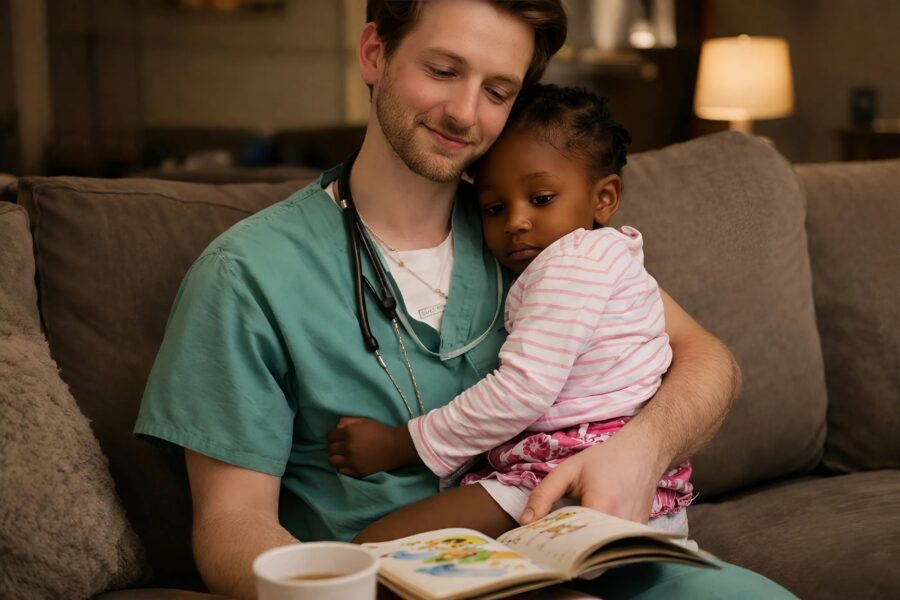 I adopted a little girl after a tragic accident: thirteen years later, my girlfriend showed me her phone, telling me that my daughter was hiding something terrible from me