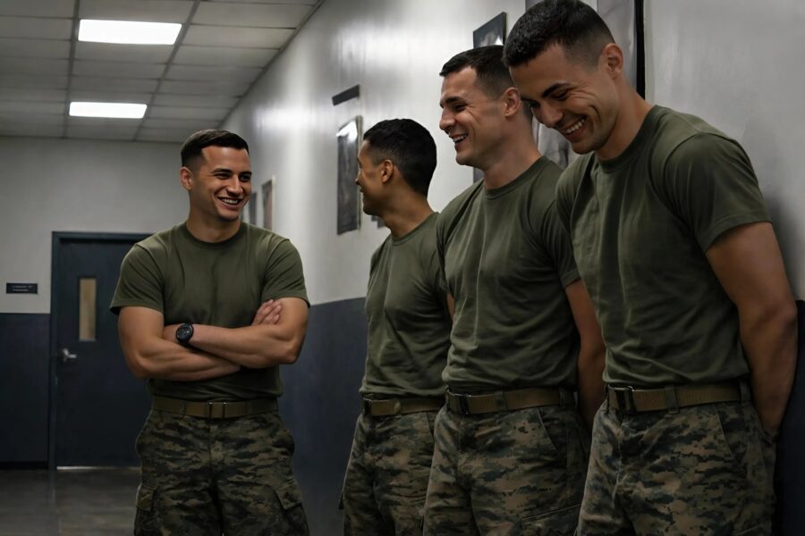 The sergeant was humiliating the new female soldier, but when three commanders entered and greeted her with deep respect, he realized he had chosen the wrong target