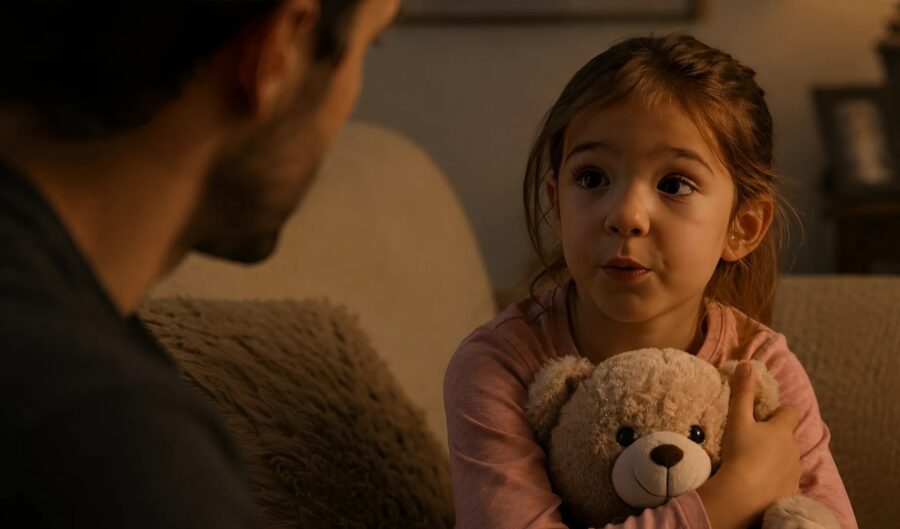 My 5-year-old daughter wanted to invite the man who came to our house when I was at work to her birthday party: I pretended to go on a business trip, and when I came back home, I was left frozen upon discovering who it was