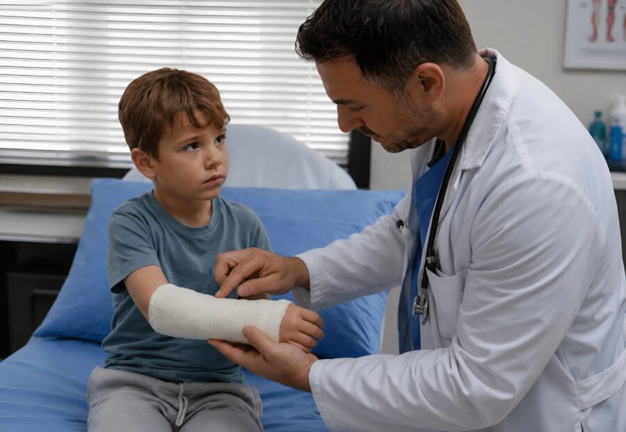 “Don’t take it off, please,” the little boy begged the doctor when he wanted to remove his cast: we thought it was just a simple whim or childish fear, but it turned out that…