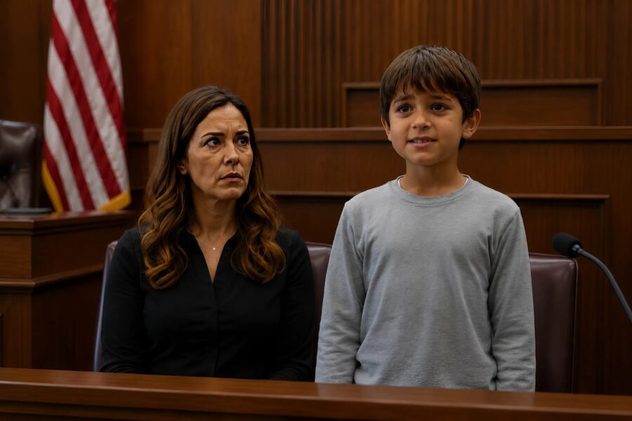 “Your Honor, may I say something? My father isn’t telling the whole story,” my son said during the divorce trial: what he said next changed the course of the trial