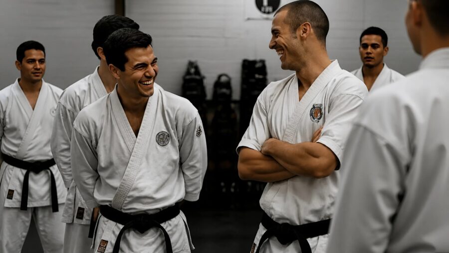 They were mocking his age and provoking him to fight one of them: when the old man stepped onto the mat, no one imagined what would happen next