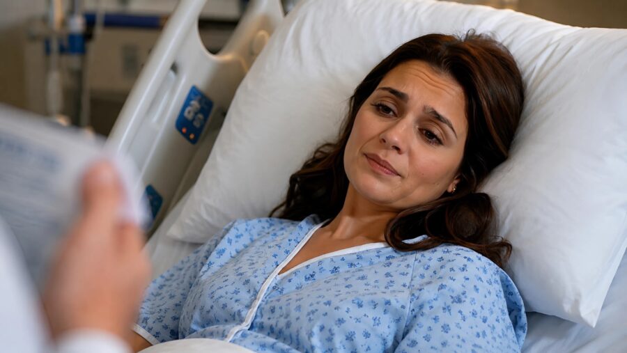 She arrived at the hospital alone, with no one by her side to support her during childbirth : and as soon as her baby was born, the doctor took one look at the child and noticed something that brought him to tears
