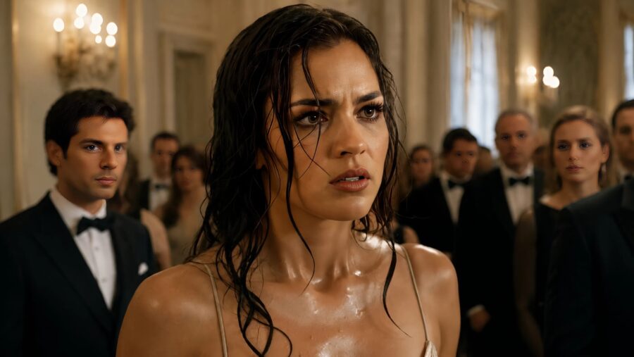 During the celebration of my husband securing a huge project, the waiter deliberately spilled water on me, then pulled me outside while revealing a shocking secret