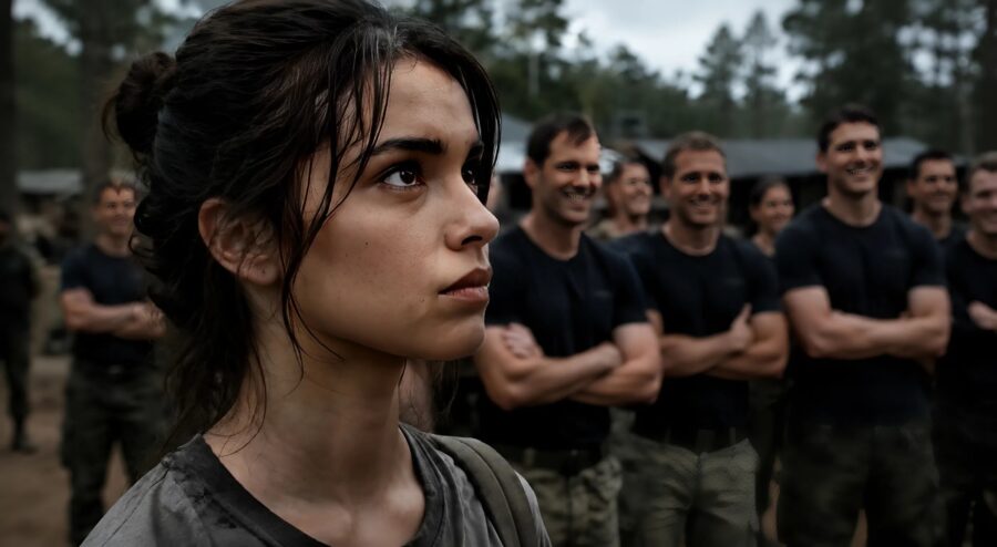 When Dylan mocked the new recruit, she stayed silent: but when he approached her to push her, she did something that no one could have imagined