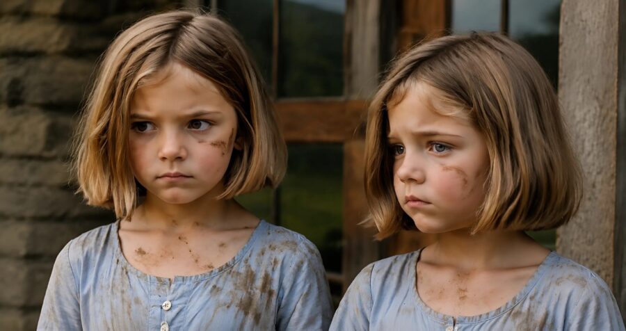 One year after my wife's death, I finally decided to return to our mountain cabin to say goodbye to all our memories: standing at the front door, I saw two little girls, and what one of them whispered left me frozen in place