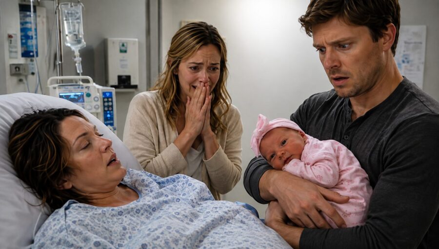 I decided to become a surrogate mother for my brother, but when he saw his newborn daughter, he whispered, “Look at her back…” What we discovered next left us speechless