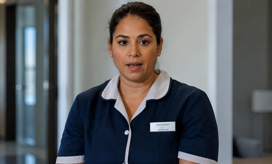 When the office cleaner interrupted an important meeting, the CEO wanted to fire her: but what she said left him speechless and saved the company from a loss of several million euros