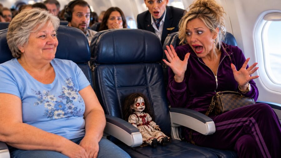 She humiliated me because of my weight, but what I left on my seat when I changed seats made her scream
