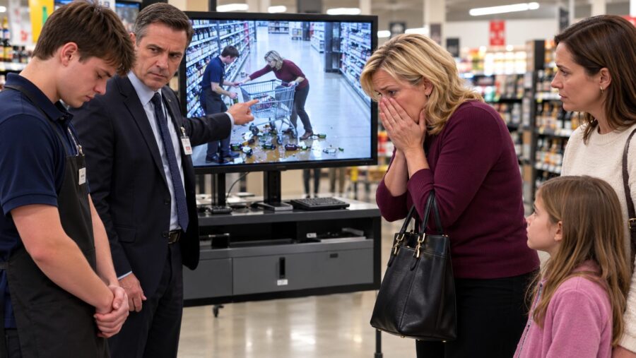 “They hire any idiot these days!” a woman shouted while humiliating a supermarket employee