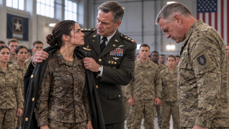 The general humiliated a young female soldier in front of 50 military personnel… but he had no idea who her father was or what was about to happen